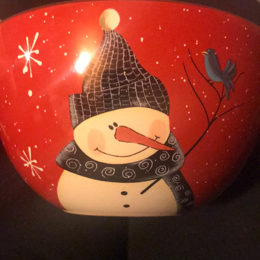 Snowman bowls